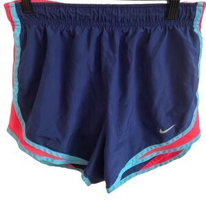 Nike dri fit color blocked athletic shorts